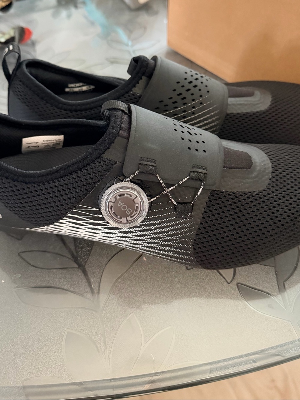 Shimano Black Women’s Athletic Cycling Shoes with BOA Closure